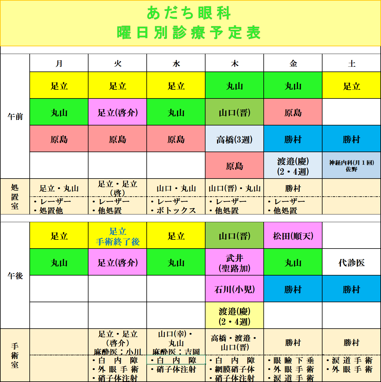 ドクター外来